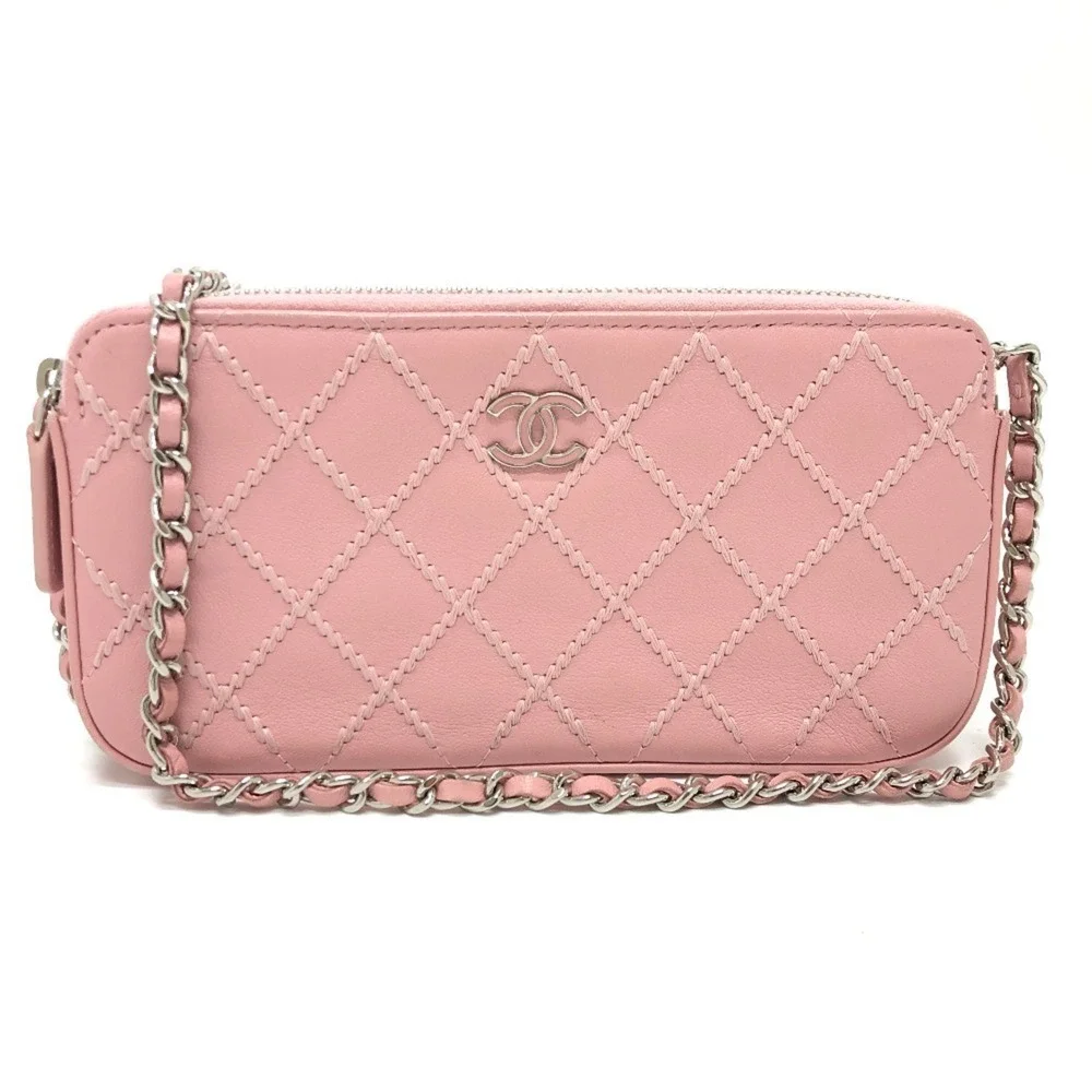 CHANEL Pink Shoulder Bag